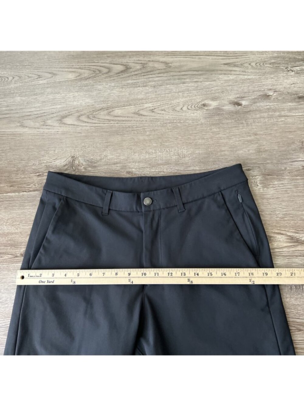 Lululemon Commission Pants Mens 32x29 Dark Gray Slim Fit Warpstream - Picture 8 of 16
